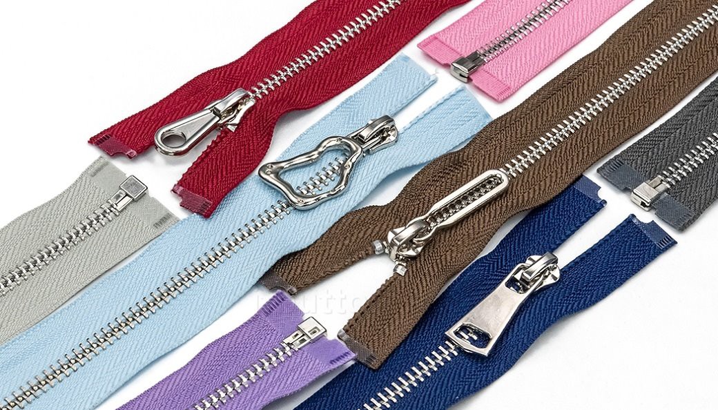 6 inch metal zipper