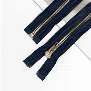 Zippers metel dyletswydd trwm ar gyfer cynfas