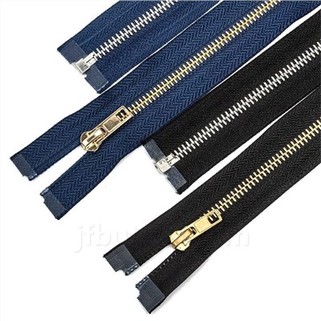 Zippers metel ar gyfer gwnïo