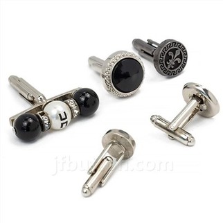 Botymau Tuxedo a Cufflinks