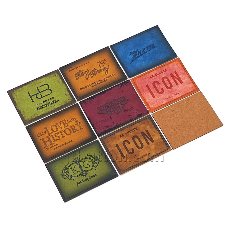 Faux Leather Handmade Labels