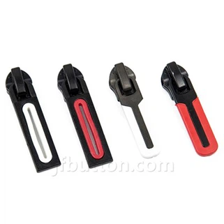 Llithrydd zipper plastig 10mm