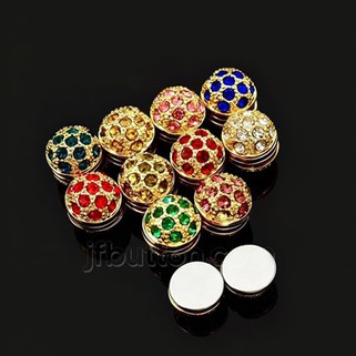 Pinnau Magnetig Diogelwch Hijab Gyda Rhinestone
