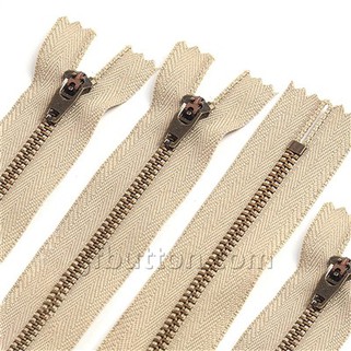 Zipper metel vintage