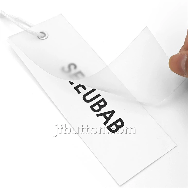 Swing Tickets For Clothing factory