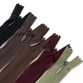 Zipper Anweledig Hir Ychwanegol